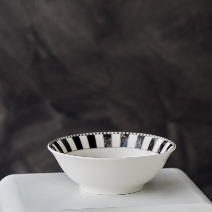 Karaca Damalı Porselen Salata Kasesi 14 cm