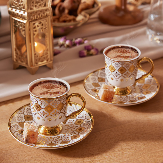 Karaca Afife 2 Kişilik Kahve Fincan Takımı 80 ml