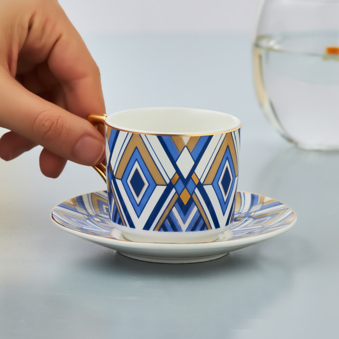Karaca Bergama 6 Kişilik Kahve Fincan Takımı 100 ml
