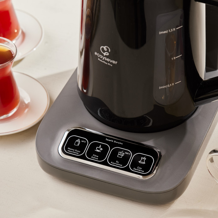 Karaca Robotea Pro 4 in 1 Konuşan Çay Makinesi Space Gray
