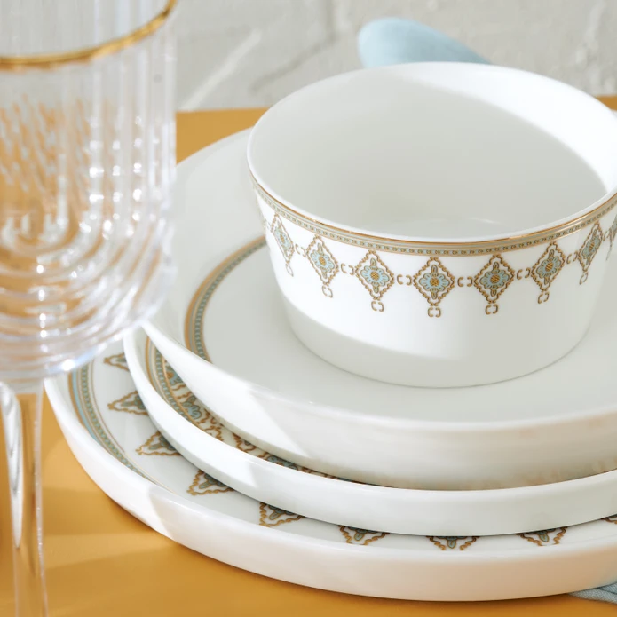 Karaca Streamline Dorothy New Bone 59 Parça 12 Kişilik Yemek Takımı