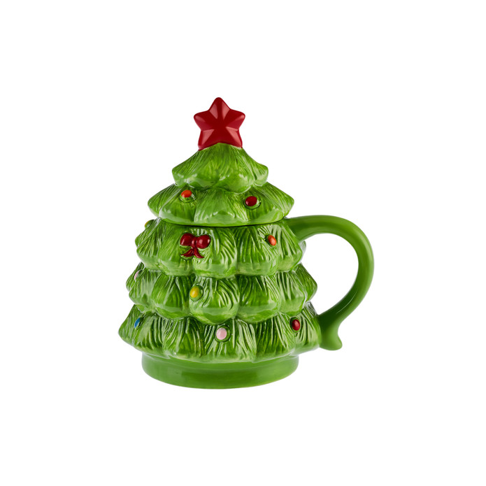 Karaca New Year Yılbaşı 24 Pine Tree Mug 450 Ml