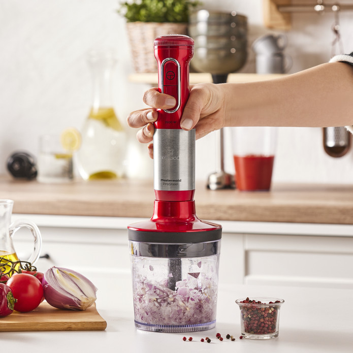 Karaca Mastermaid Prosteel 1500W Blender Seti Kırmızı-Inox