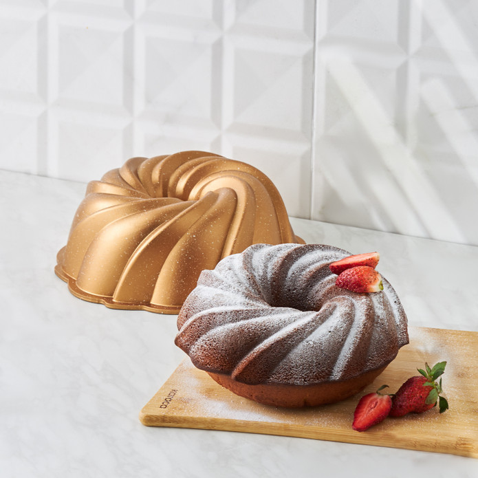 Karaca Cake Pro Pare Döküm Kek Kalıbı Gold 24 cm
