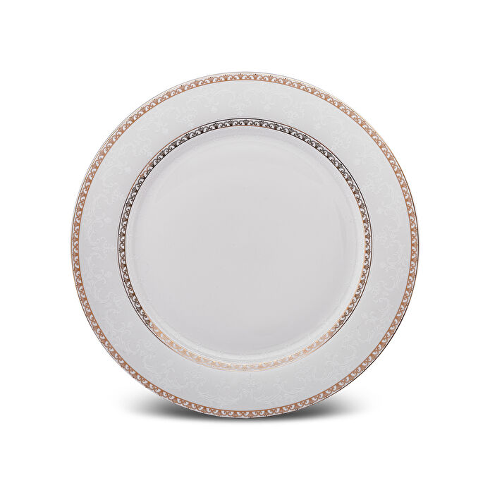 Karaca Cumhuriyet Yüzyılı Devin Porselen 24 Parça 6 Kişilik Yemek Takımı