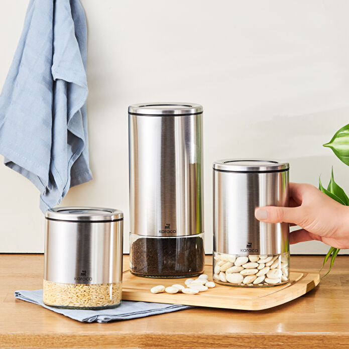 Karaca Walter Inox 3'lü Saklama Kabı Seti