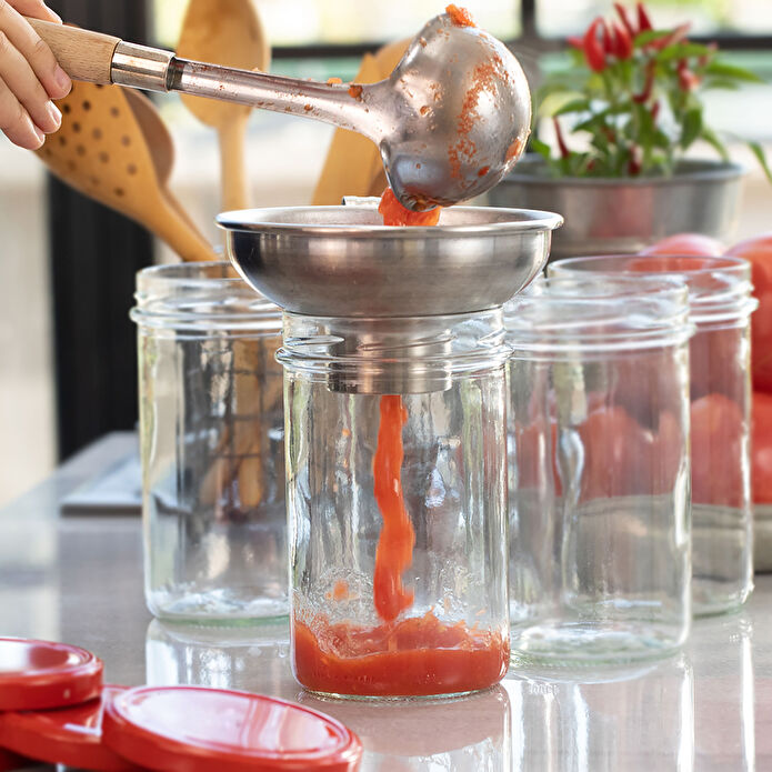 KARACA REFİKA'DAN PASLANMAZ ÇELİK ÇOK AMAÇLI KONSERVE HUNİ