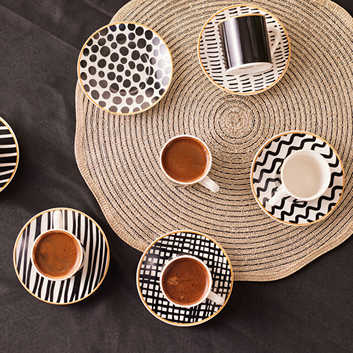 Karaca Toro 6 Kişilik Kahve Fincanı 90 ml