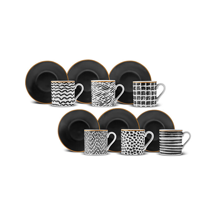 Karaca Vamos 6 Kişilik Kahve Fincanı 90 ml