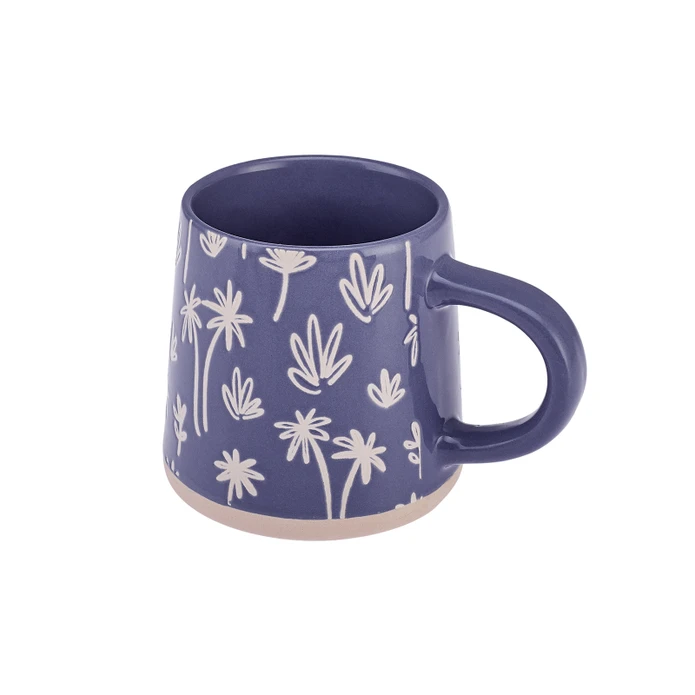 Karaca Palm Mug 380 ml Mavi