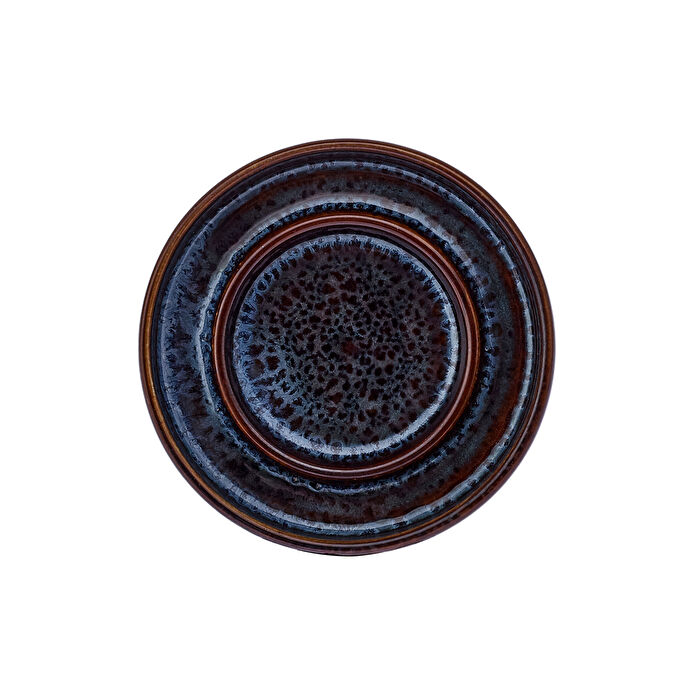 Karaca Nur Reaktif Seramik Çay Tabağı 10 Cm Lacivert 