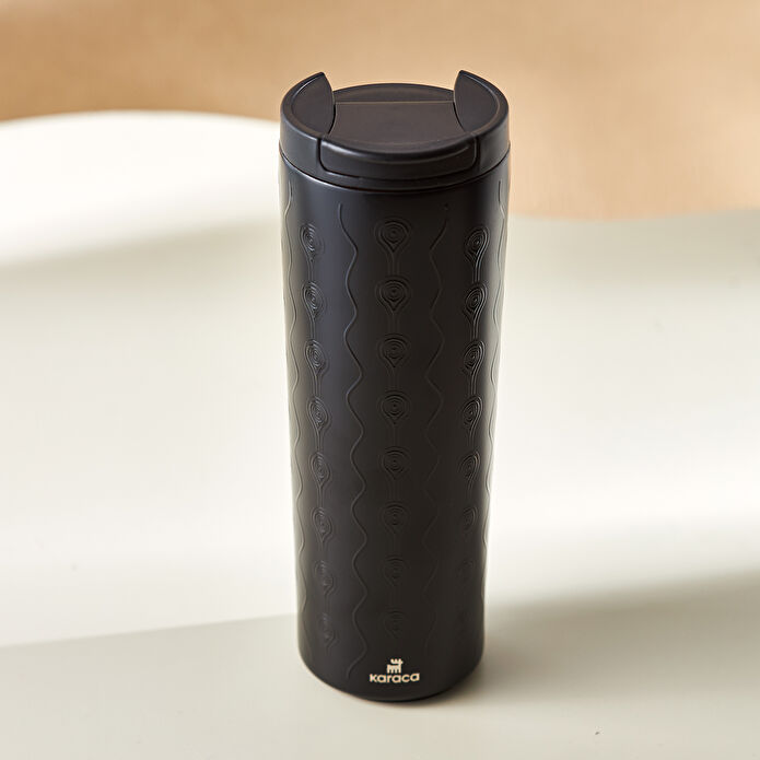 KARACA X İST COLLECTION AĞLAYAN SÜTUN TERMOS SİYAH