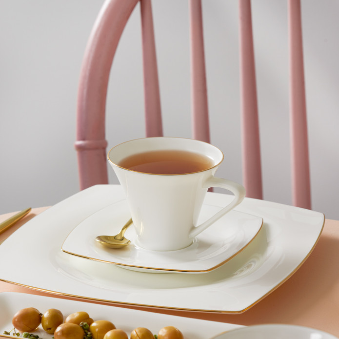 Karaca Fine Pearl Ragusa 26 Parça 6 Kişilik İnci Kahvaltı/Servis Takımı Gold