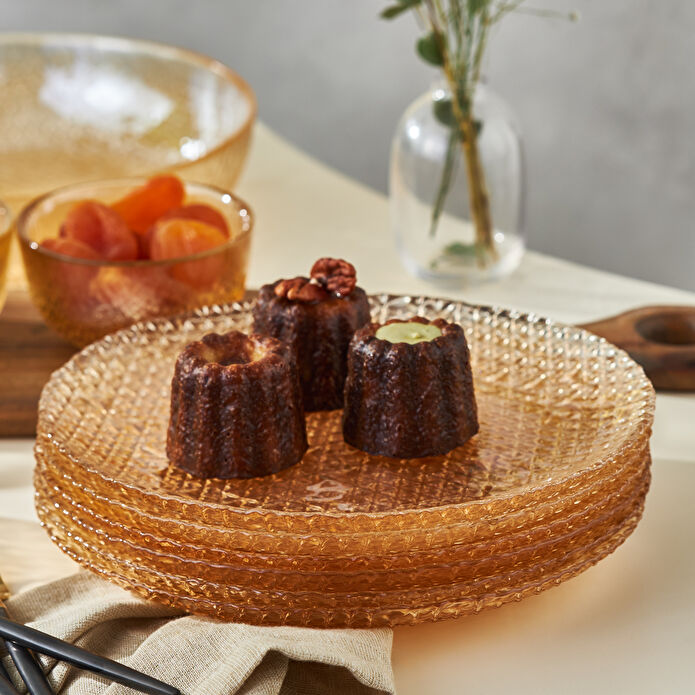 Karaca Camila 14 Parça 6 Kişilik Cam İkram Sunum Seti