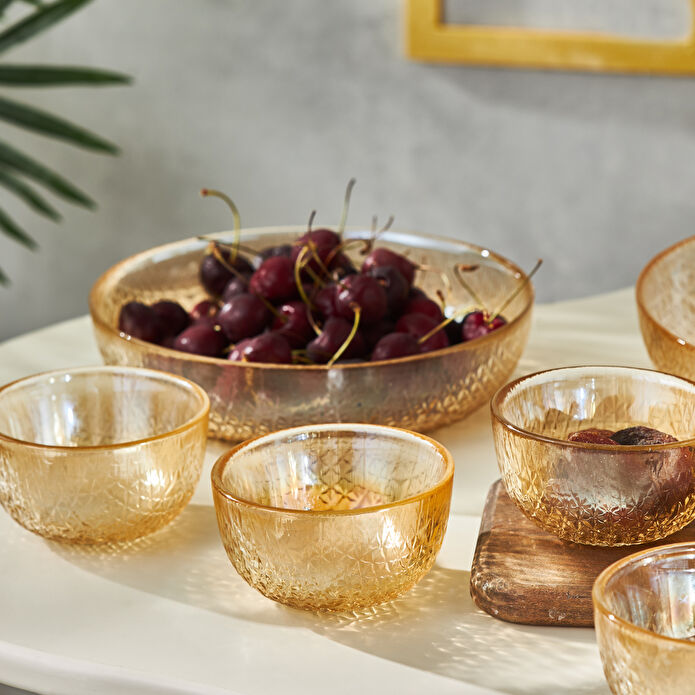 Karaca Camila 14 Parça 6 Kişilik Cam İkram Sunum Seti