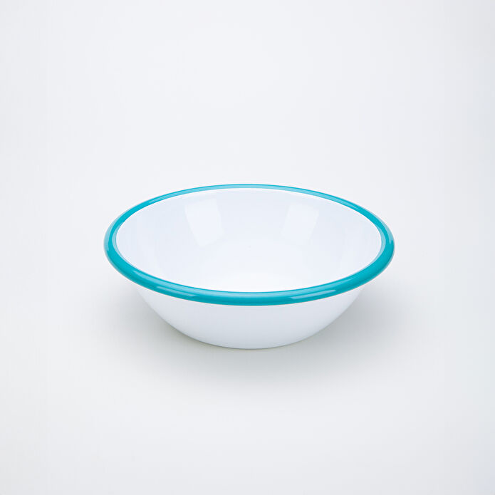 KARACA REFİKA'DAN EMAYE SALATA KASESİ 20 CM MAVİ