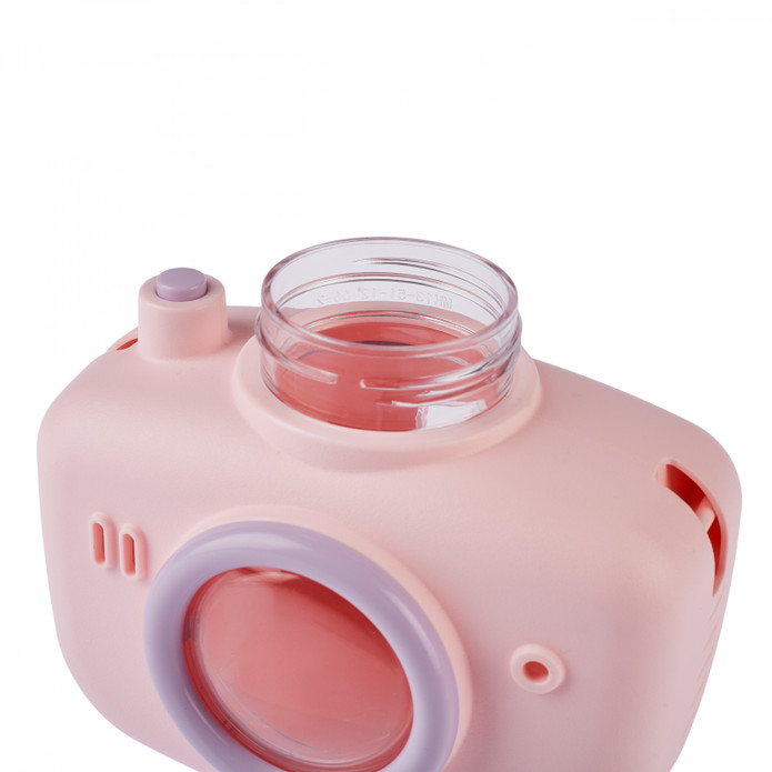 Karaca Fotoğraf Makinası Çocuk Suluğu Tritan 550 Ml Pembe