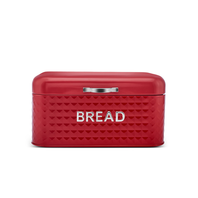 Karaca Elmas Ekmek Kutusu Saklama Kabı Hediyeli Kırmızı