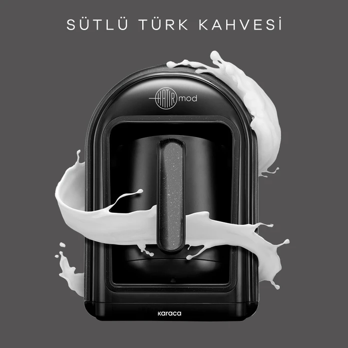Karaca Hatır Mod Sütlü Türk Kahve Makinesi Shiny Black