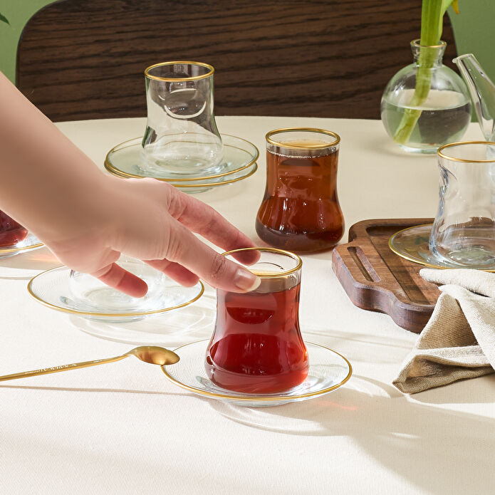 Karaca Touch 12 Parça Çay Seti Gold