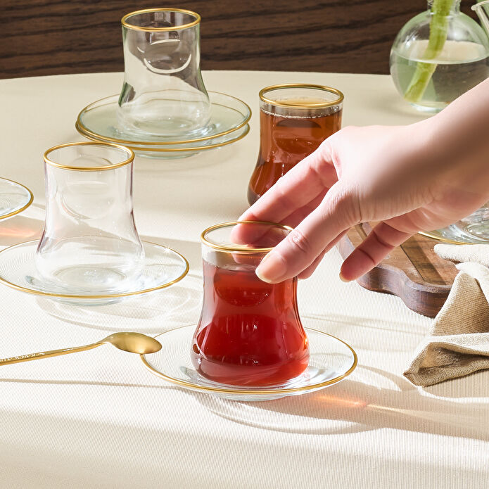 Karaca Touch 12 Parça Çay Seti Gold