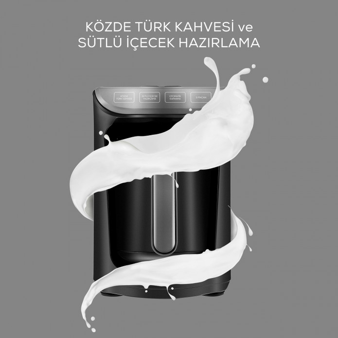 Karaca Hatır Köz Sütlü Türk Kahve Makinesi Antrasit