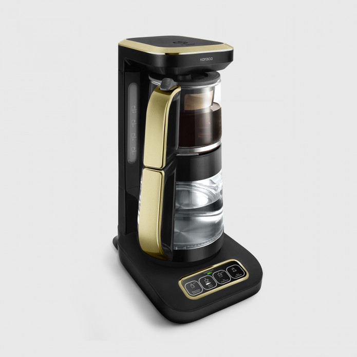 Karaca Çaysever Robotea Pro 4 In 1 Konuşan Cam Çay Makinesi Mineral Gold