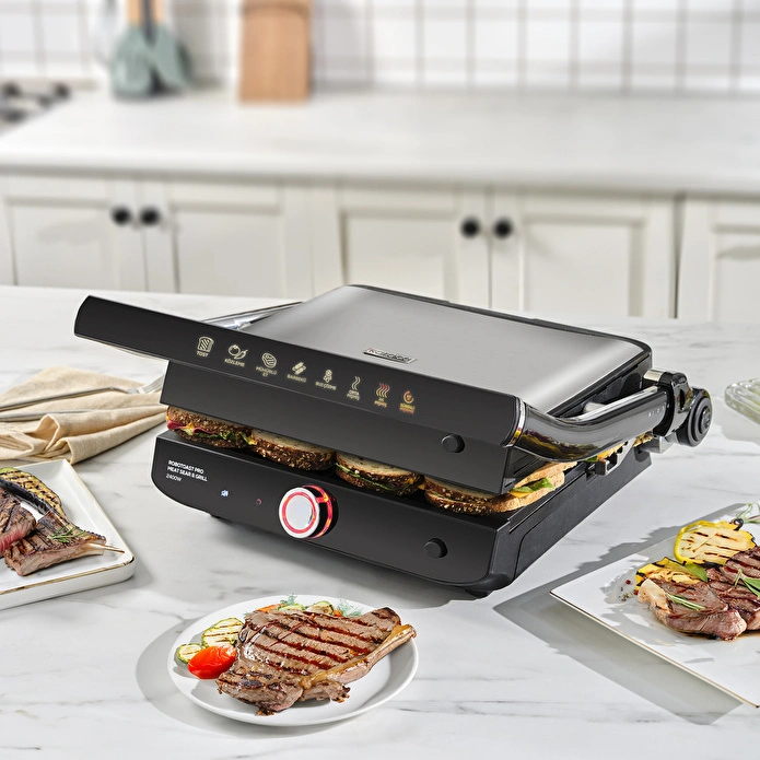 Karaca Robotoast Meat Sear 8 Kişilik Döküm Grill Tost Makinesi