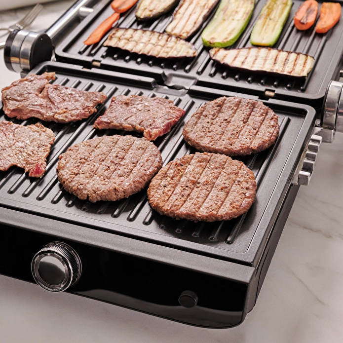 Karaca Robotoast Meat Sear 8 Kişilik Döküm Grill Tost Makinesi