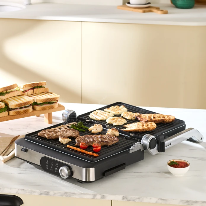 Karaca Gastro Gourmet Izgara ve Tost Makinesi Inox