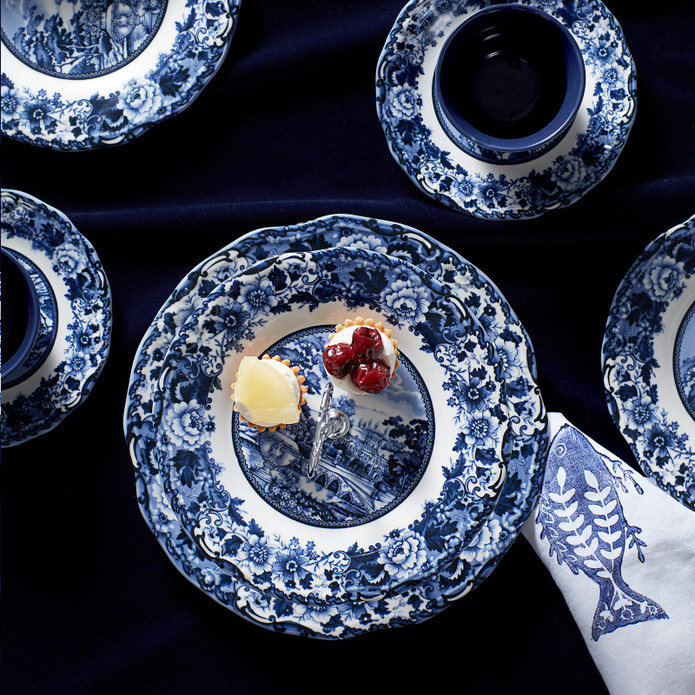 Karaca Blue Odyssey 19 Parça Pasta Takımı