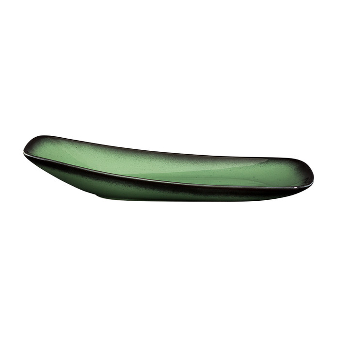 Jumbo Joy Green Kayık Tabak 29 cm JHJG1129