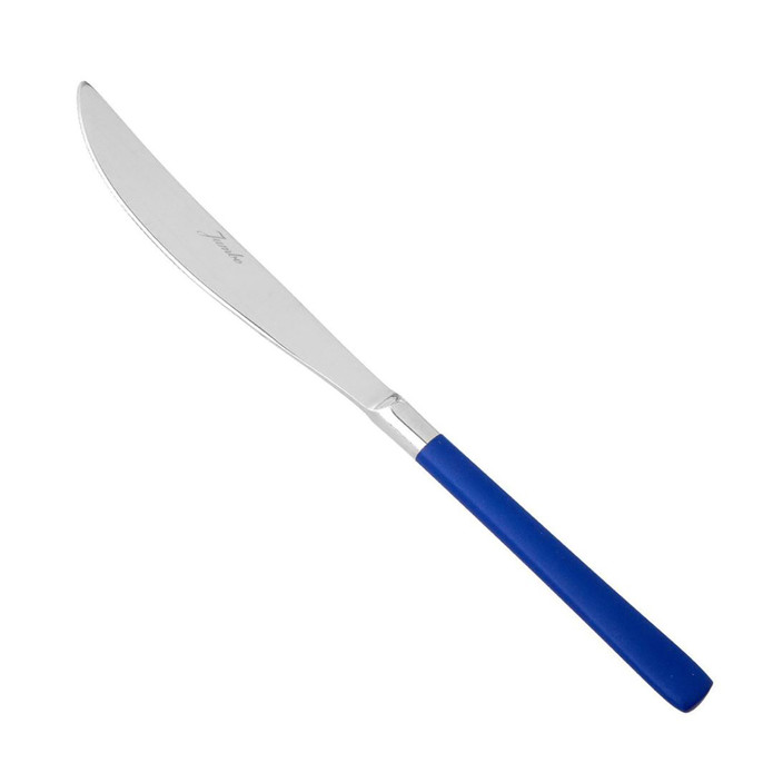 Jumbo Paint Blue Parlak 18 Parça 6 Kişilik Çatal Kaşık Bıçak Seti