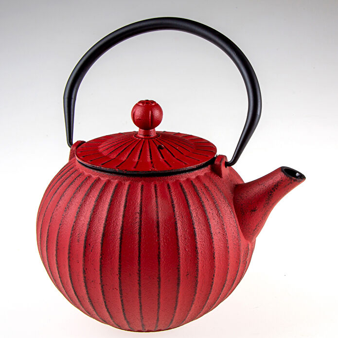 Jumbo Dublin Kırmızı Döküm Demlik 1,2 Lt