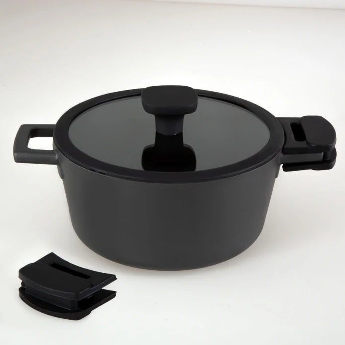 Jumbo Black Cook 7 Parça Döküm Tencere Seti