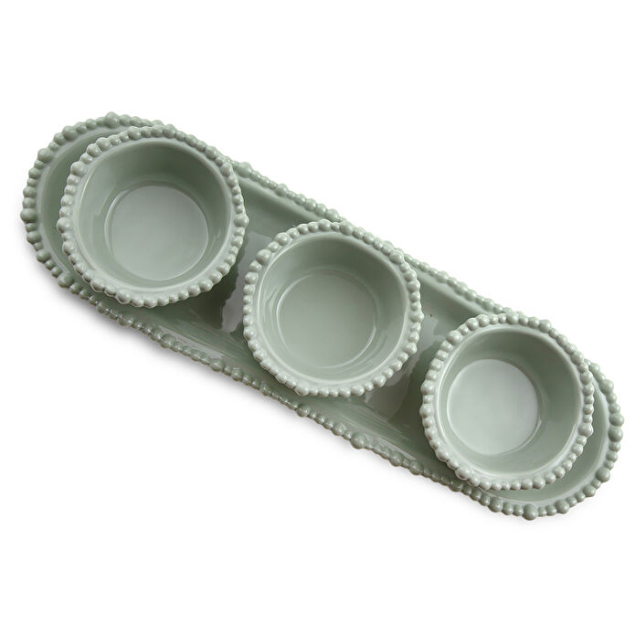 Jumbo Alesta Melamin Mint Yeşil 4'lü Çerezlik