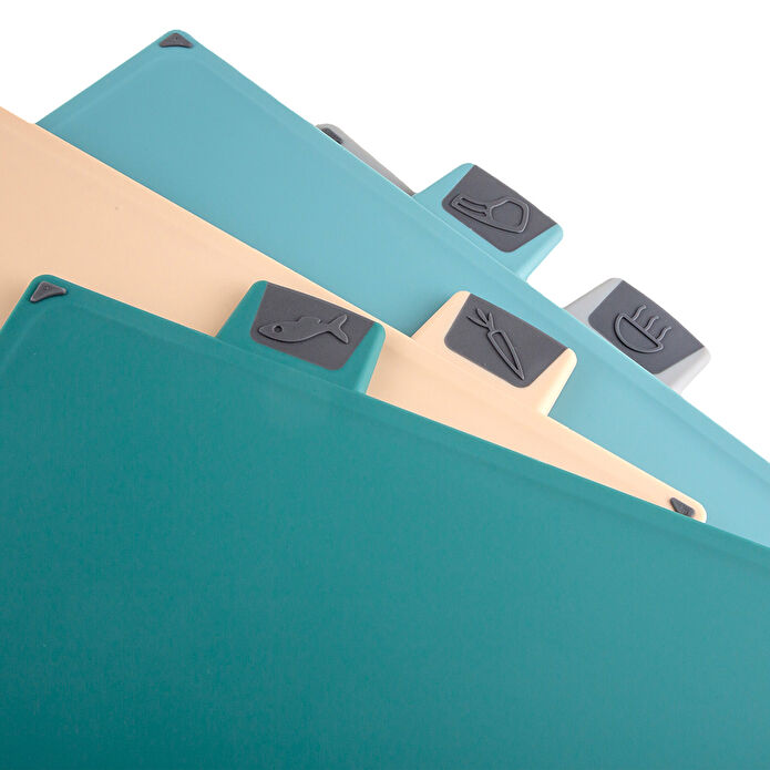 Jumbo Smart Green Standlı 4 'lü Kesme Tahtası Seti