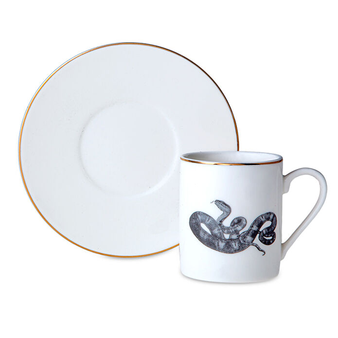 Jumbo X İstanbul Modern Taner Ceylan Yılan 2 Kişilik Kahve Fincan Takımı