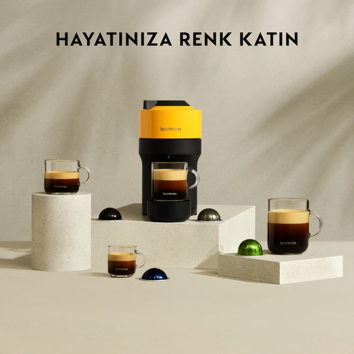 Nespresso Vertuo Pop Turuncu Kahve Makinesi