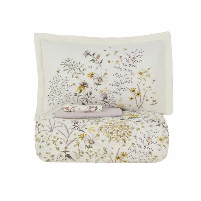 Karaca Home Lussi %100 Pamuk Tek Kişilik Nevresim Takımı Sarı