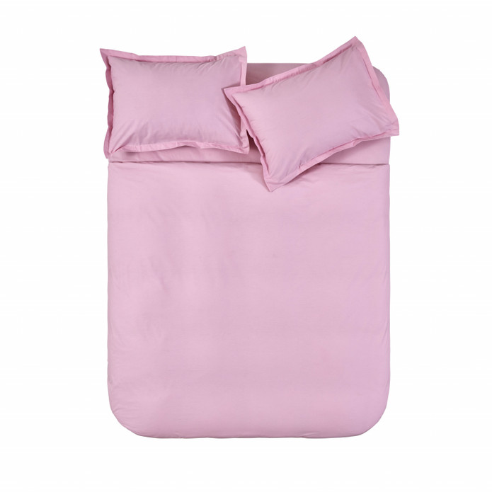 Karaca Home Cool Touch Basic Çift Kişilik Nevresim Takımı Pembe