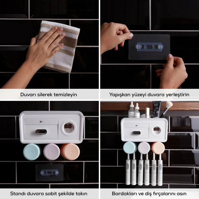 Karaca Home Glenda Banyo Organizer Aksesuar