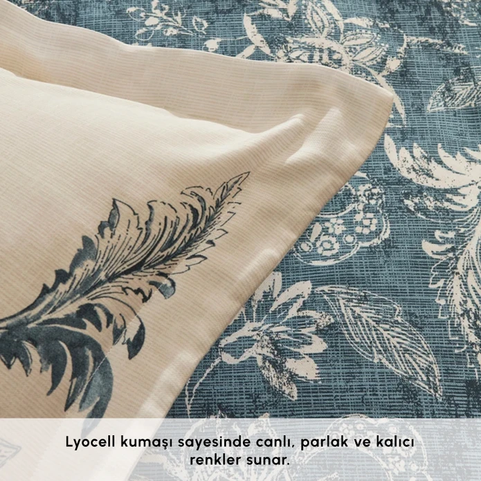 Karaca Home Floy Lyocell Krep Çift Kişilik Nevresim Takımı 
