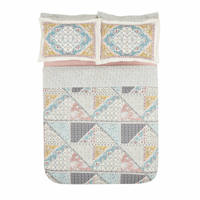 Karaca Home Edella %100 Pamuk Tek Kişilik Nevresim Takımı Multicolor