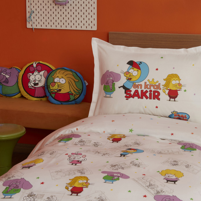 Karaca Home X Kral Şakir En Kral Şakir Tek Kişilik Nevresim Takımı 