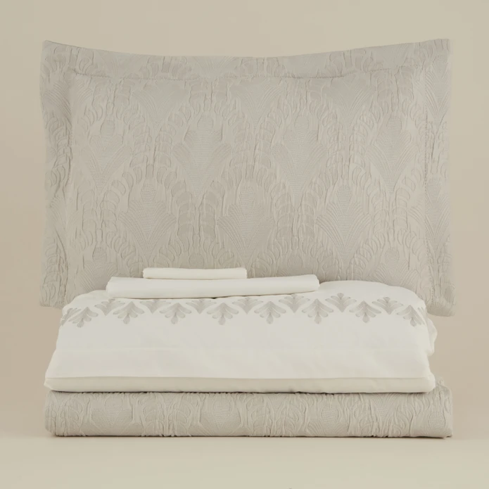Karaca Home Ruby Çift Kişilik Düet Set Gri