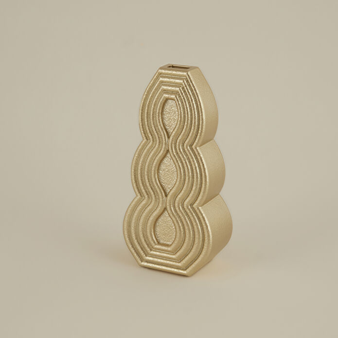 Karaca Home Vendi Vazo Gold 11,5X7,5x23,5 Cm