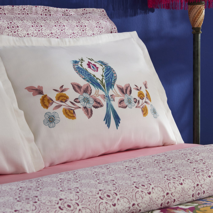 Karaca Home Marsey Çift Kişilik Saten Nevresim Takımı Multicolor