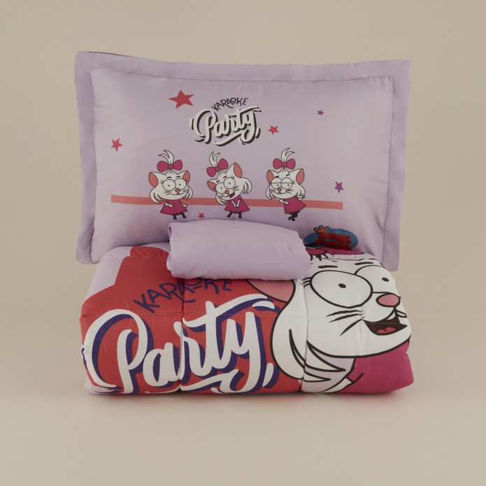 Karaca Home X Kral Şakir Canan Karaoke Party Tek Kişilik Comfort Set/Uyku Seti