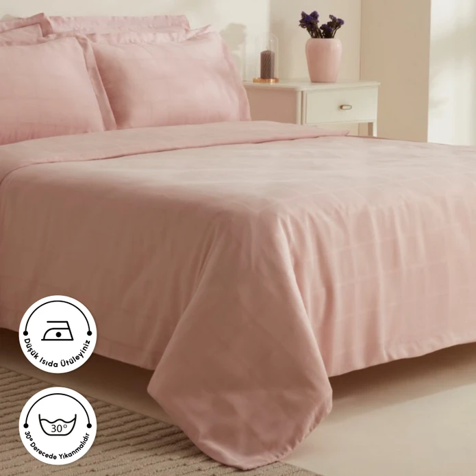 Karaca Home Royale Çift Kişilik Nevresim Takımı Pudra